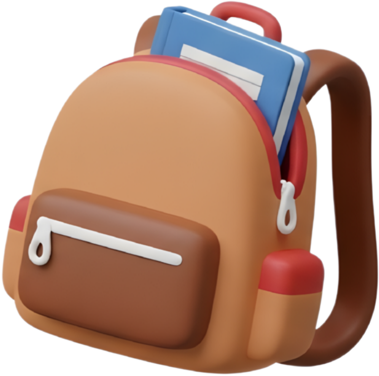 bag brown 3d icon