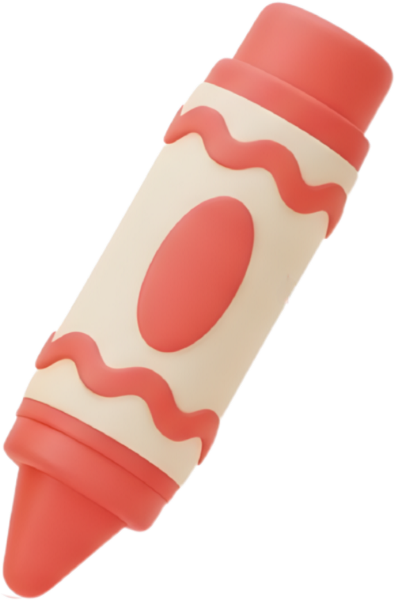 crayon 3d icon