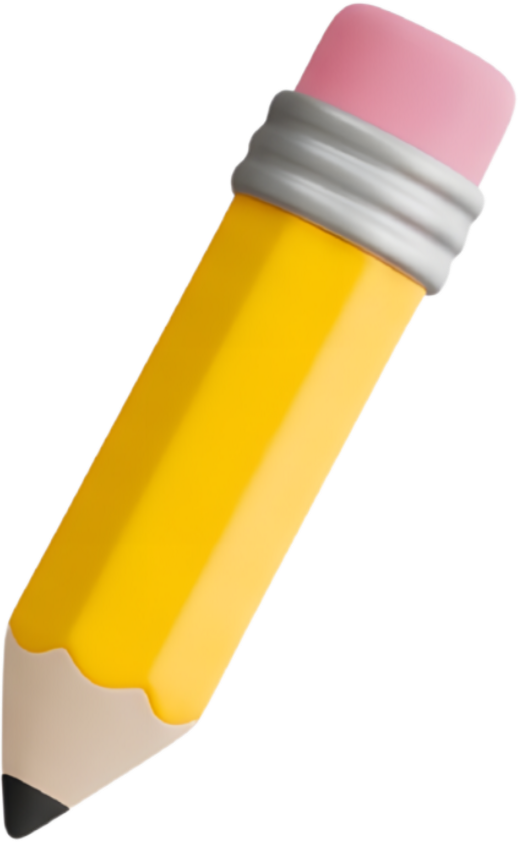 pencil 3d icon